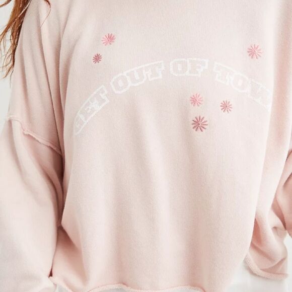 π’βAerie Weekend Pretty Back Sweatshirt Small - Picture 2 of 10